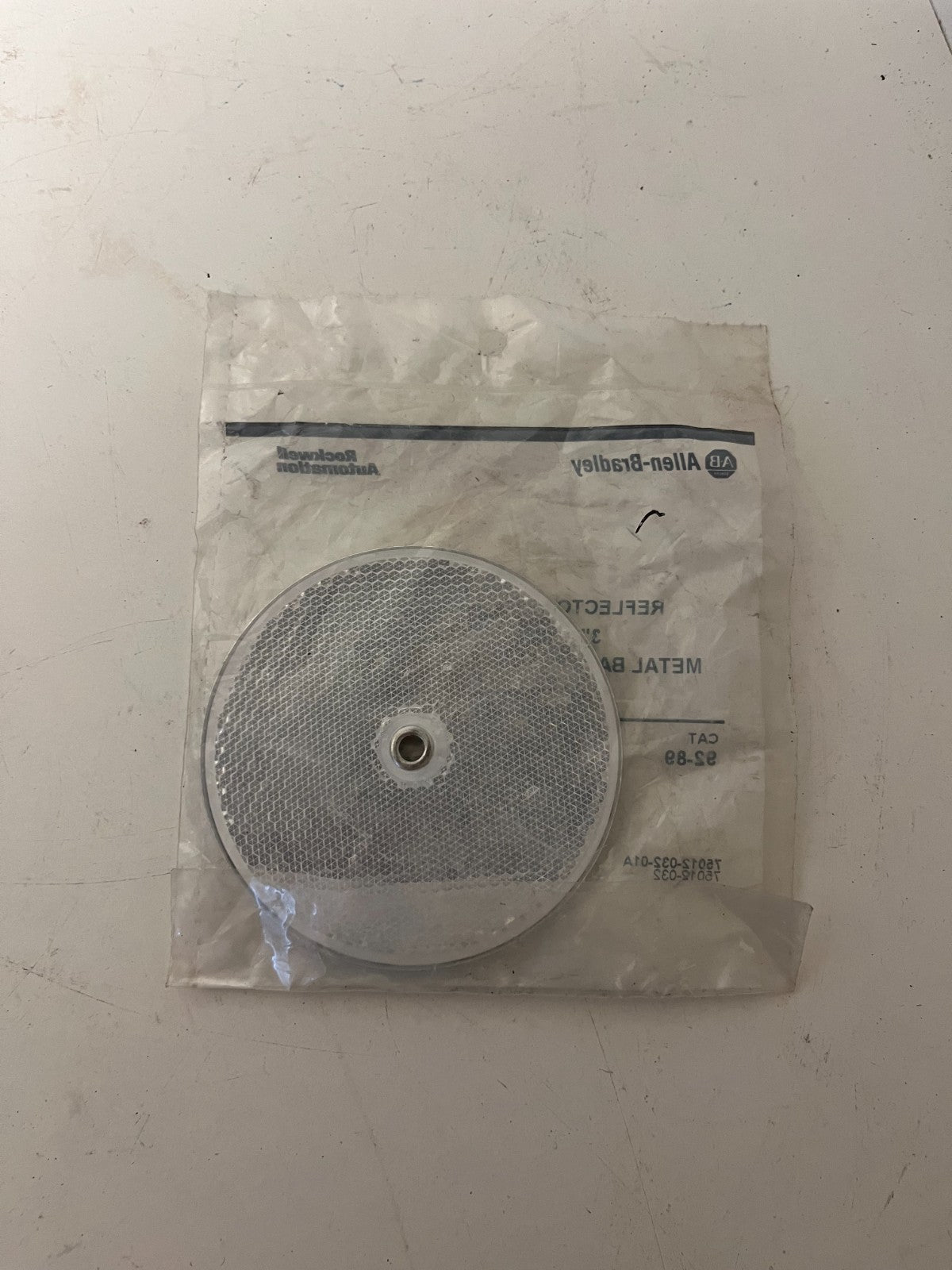 Allen‑Bradley 92‑89 Reflector 3" Dia Metal Backed New Sealed USA Spare Unit