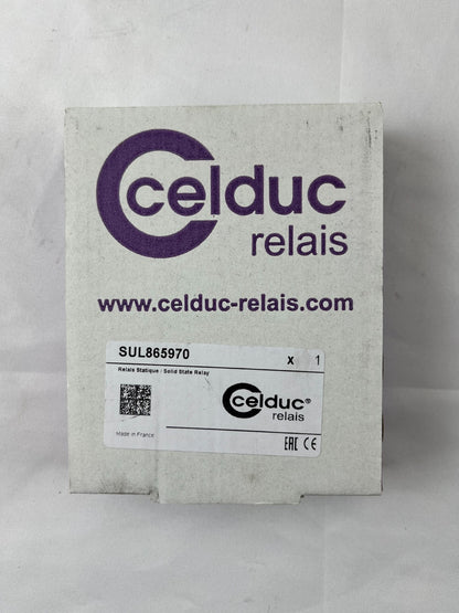 Celduc SUL865970 Solid State Contactor Relay 32A 24–510Vac Output 160–240Vac NEW