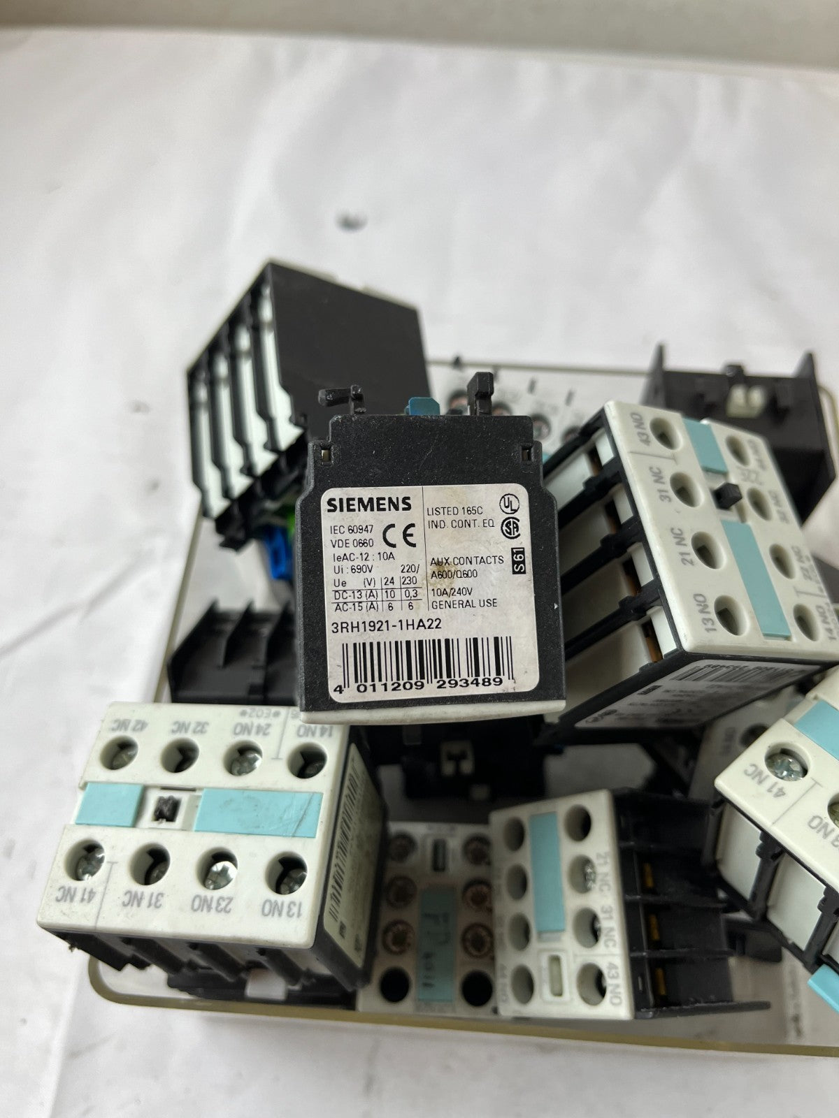 Siemens SIRIUS Auxiliary Contact Block Lot 3RH1911 3RH1921 Mixed Units Used