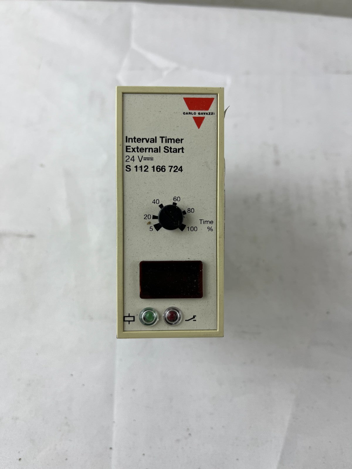 Carlo Gavazzi S112 166 724 Interval Timer 24V External Start Display DENMARK