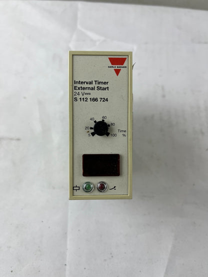 Carlo Gavazzi S112 166 724 Interval Timer 24V External Start Display DENMARK