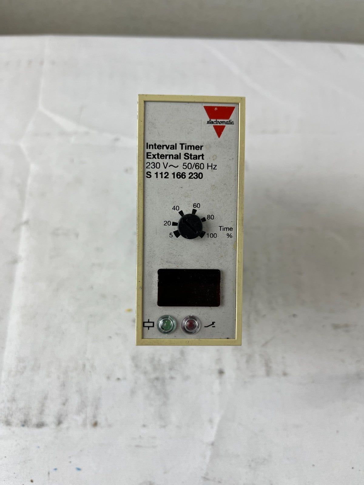 Carlo Gavazzi S 112 166 230 Interval Timer External Start 230V Used DK Denmark