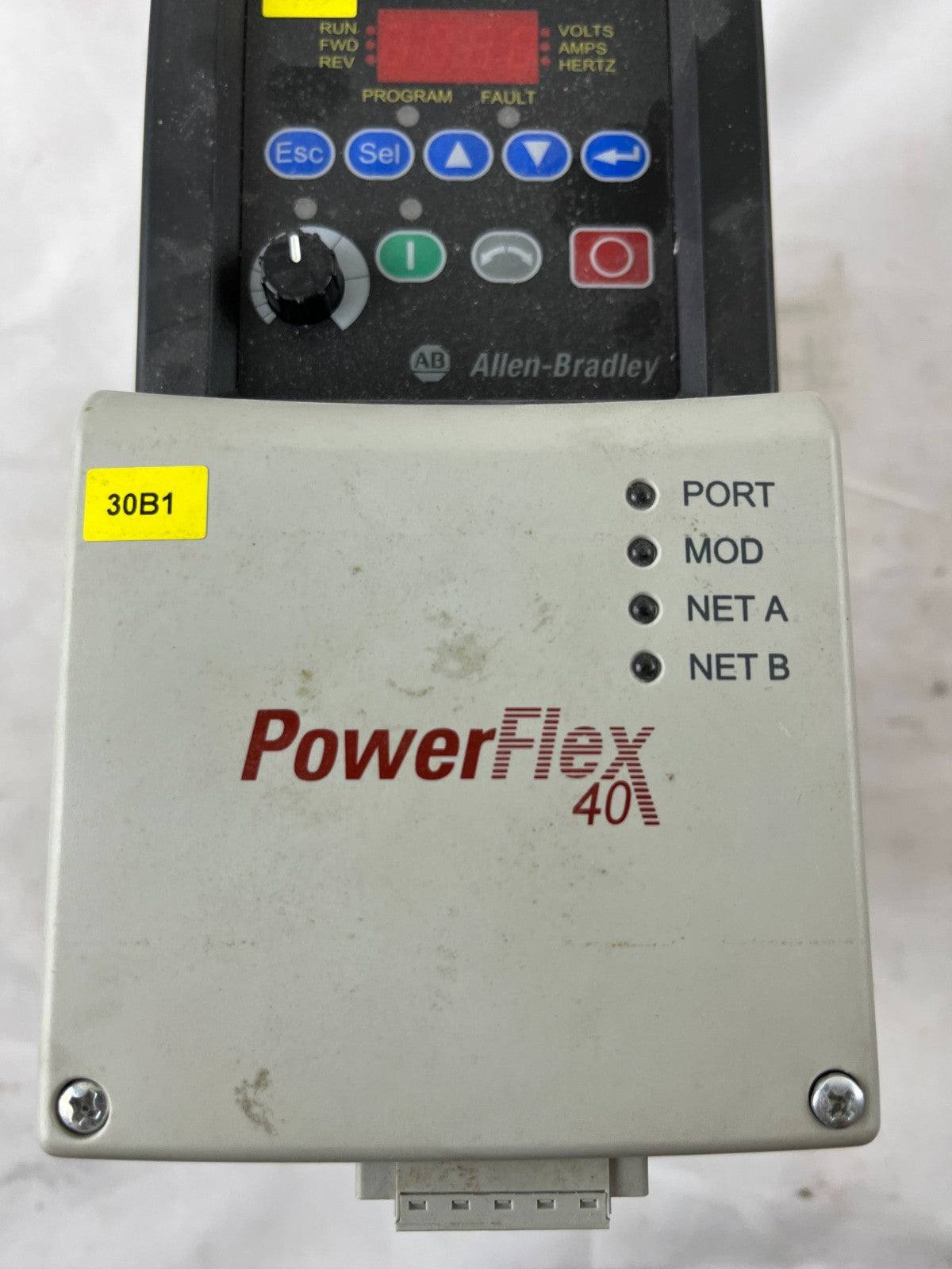 Allen-Bradley 22B-D6P0N104 PowerFlex 40 AC Drive 2.2kW 3HP 480V VFD Used Spare