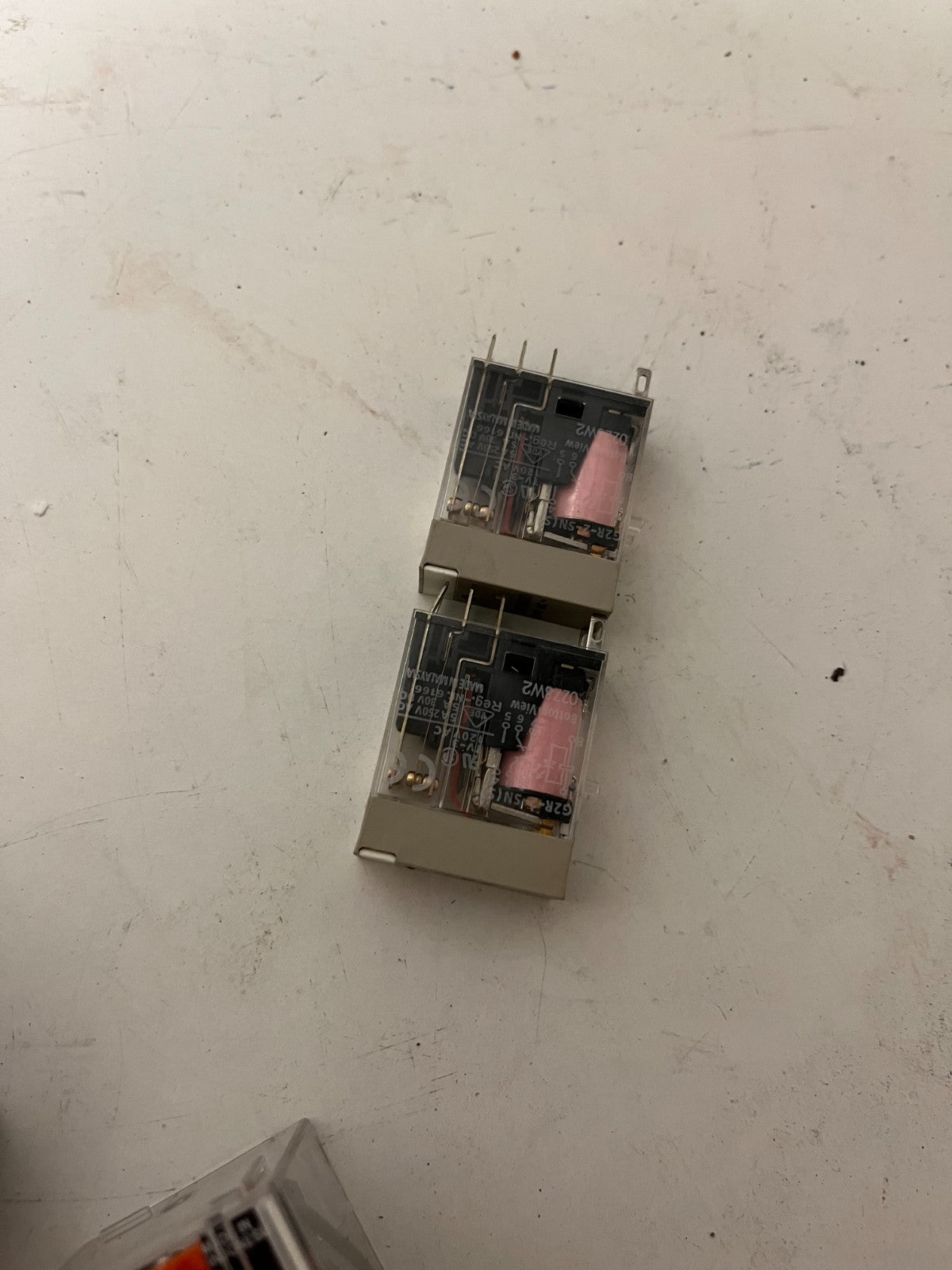 Omron Industrial Relay Bundle 24V AC/DC MK3P-I + Sockets Lot of 6 Used Tested