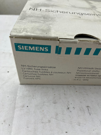 Siemens 3NA3 232 NH2 125A 500V gG LV HRC Fuse Links Box of 3 New Spare Part