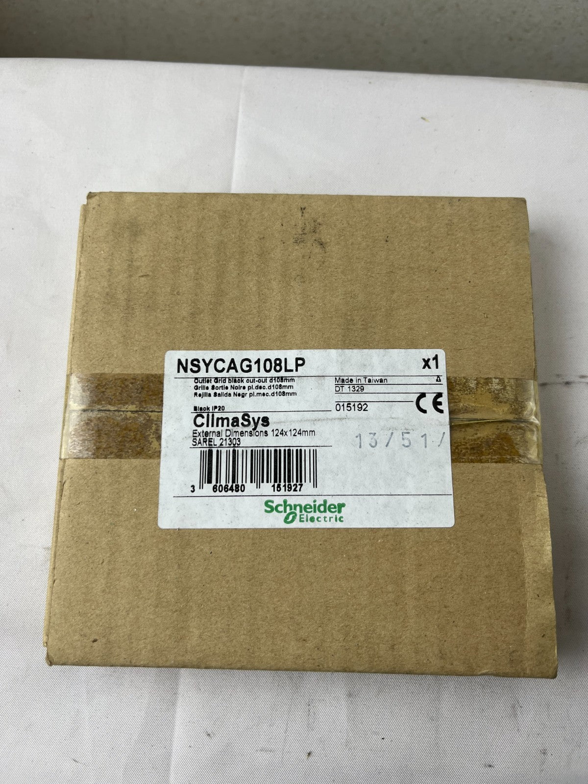Schneider Electric NSYCAF108 ClimaSys Filters for 108mm Fan IP20 New Incomplete