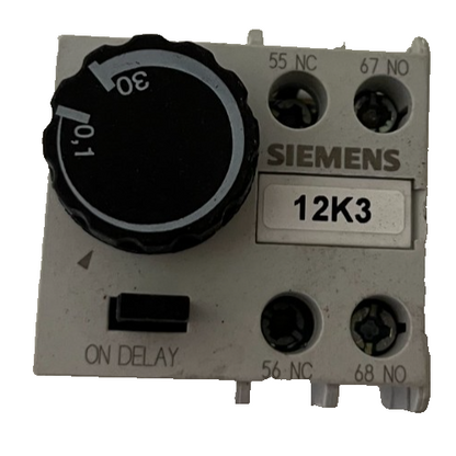 Siemens 3RT2926-2PA01 On-Delay Timer Module 0.1–30s For 3RT2 Contactor Used