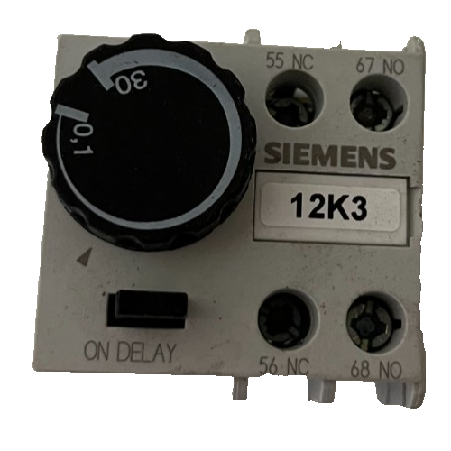 Siemens 3RT2926-2PA01 On-Delay Timer Module 0.1–30s For 3RT2 Contactor Used