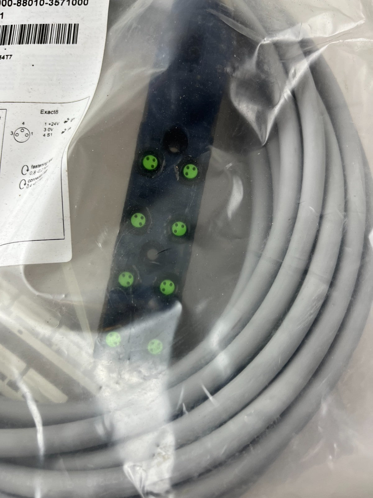 Murr Elektronik 8000-88010-3571000 Exact8 M8 Distribution Cable 8×M8 3-Pin 10m