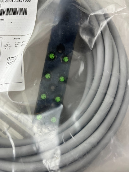 Murr Elektronik 8000-88010-3571000 Exact8 M8 Distribution Cable 8×M8 3-Pin 10m