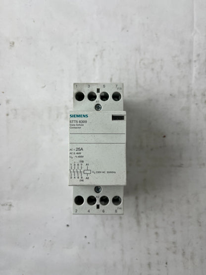 Siemens 5TT58300 Installation Contactor 25A 230V AC DIN Rail 4-Pole Used Spare
