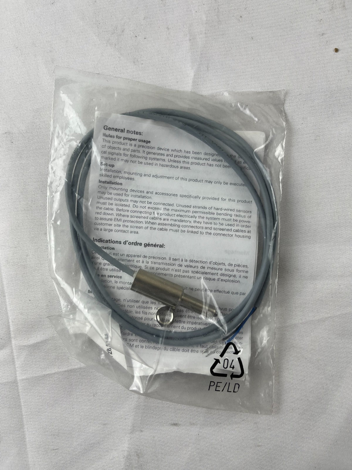 Baumer MY COM E75/80 Precision Switch NEW M6 NC 15VDC/24VAC 0.001mm Sealed