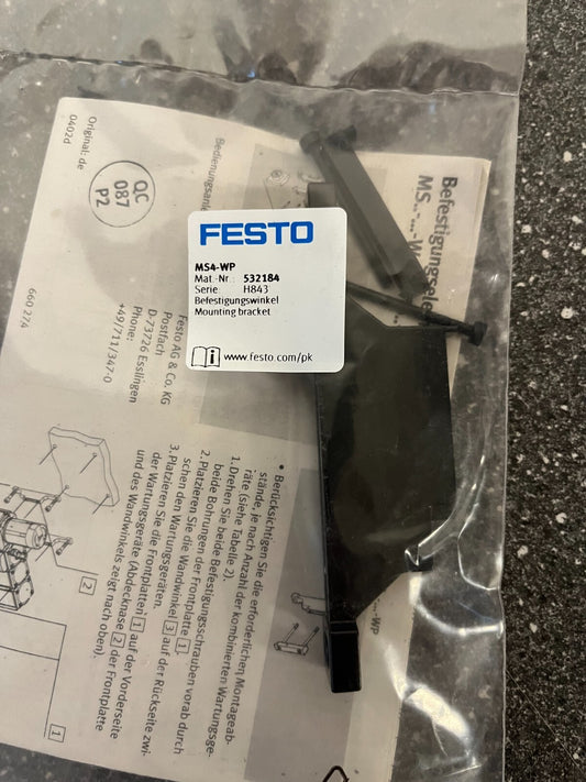 Festo MS4-WP Mounting Bracket Kit 532184 - New, Sealed