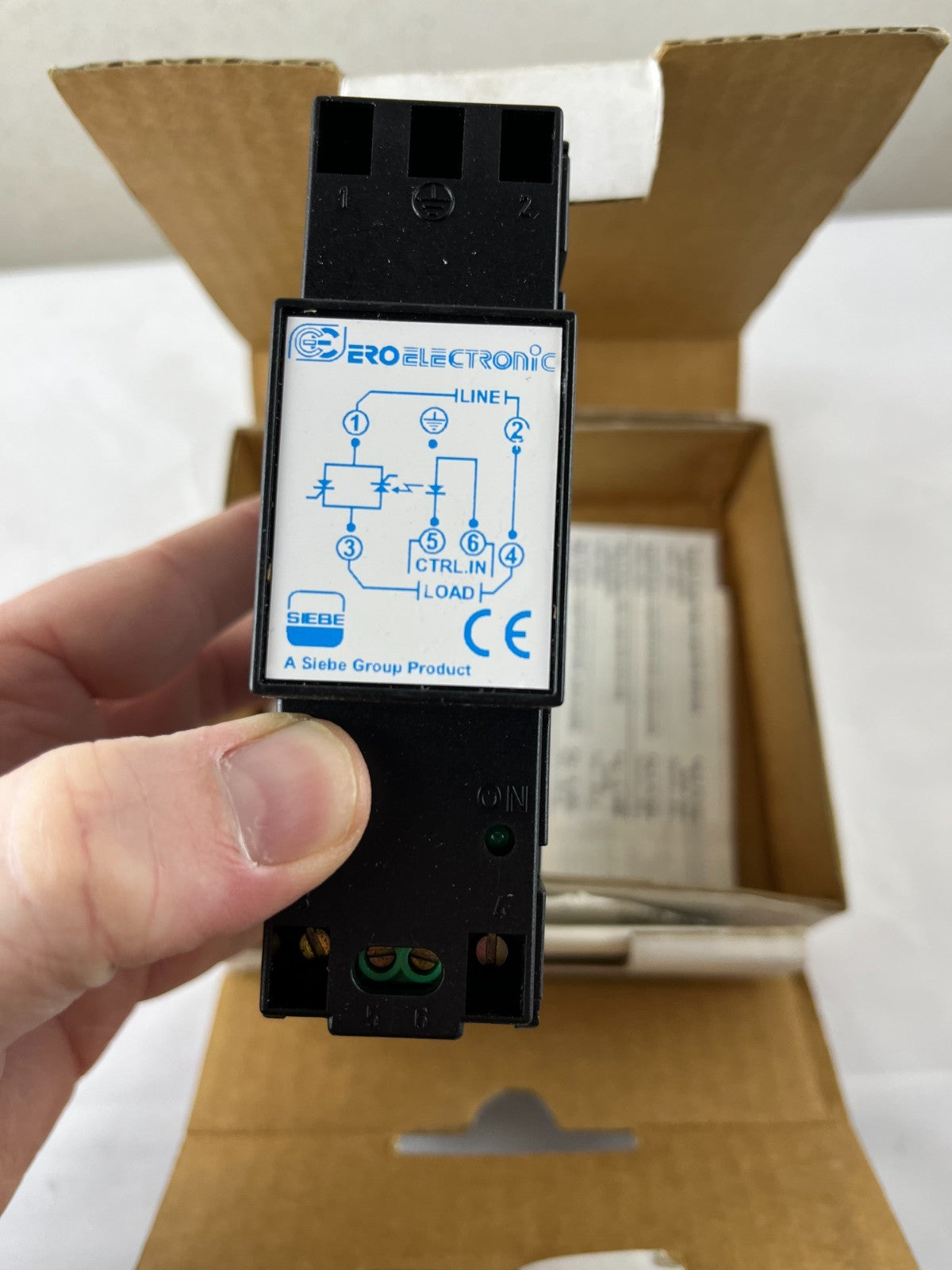 ERO Electronic ISR.025.400.000 Solid State Relay 25–52A 400Vac 4.5–35VDC New