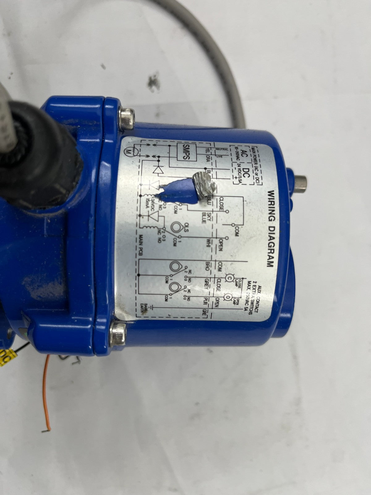 HKC HQ-004 Electric Actuator, 85-265V AC/24V DC, 4kgf·m Torque, IP67, Korea, New