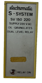 Electromatic SV150 220 Dual Level Relay 220VAC Oil Granulates Capacitive VR