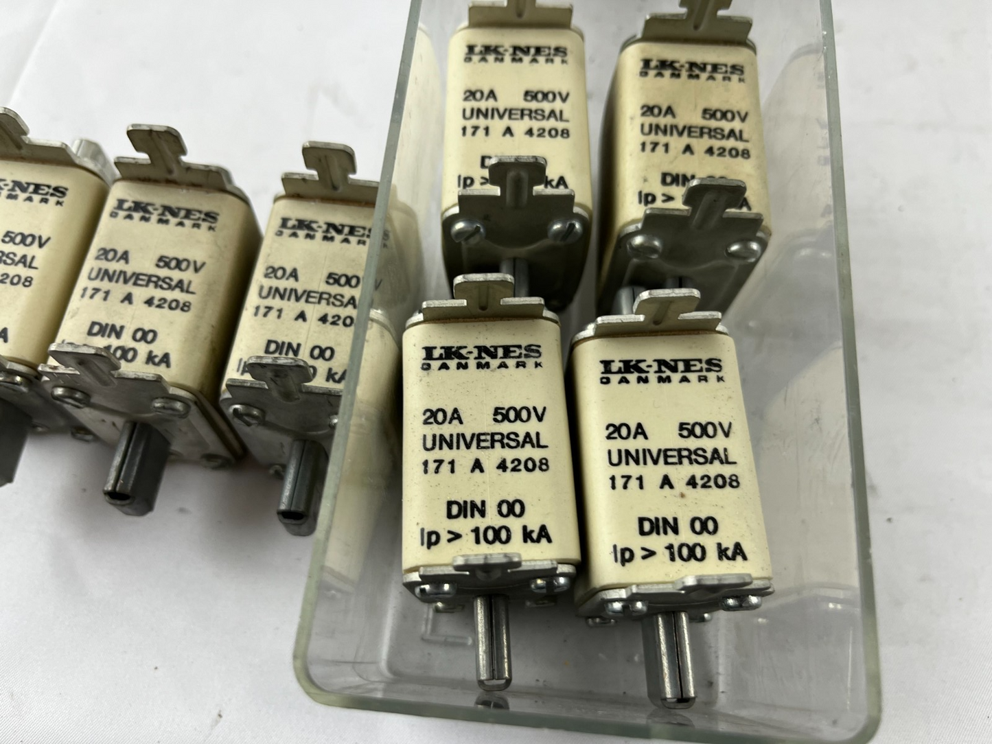 LK-NES 171 A 4208 Fuse 20A 500V Universal DIN 00 IP 100kA Lot of 7x New