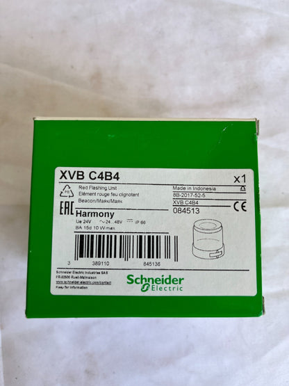 Schneider Electric XVB C4B4 Harmony Red Flashing Unit 24-48V IP66 New Spare Unit