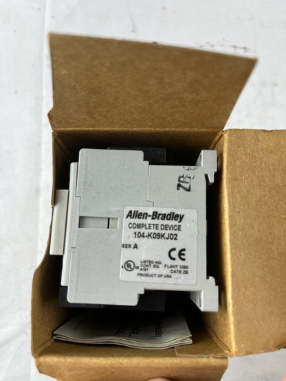 Allen-Bradley 104-K09KJ02 Miniature Reversing Contactor 9A 24V AC Coil New