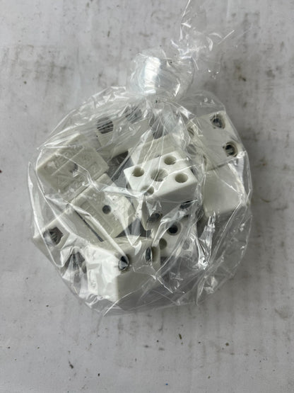 Werit 125-12 Ceramic Terminal Blocks 450V Heat Resistant Connector Lot Used
