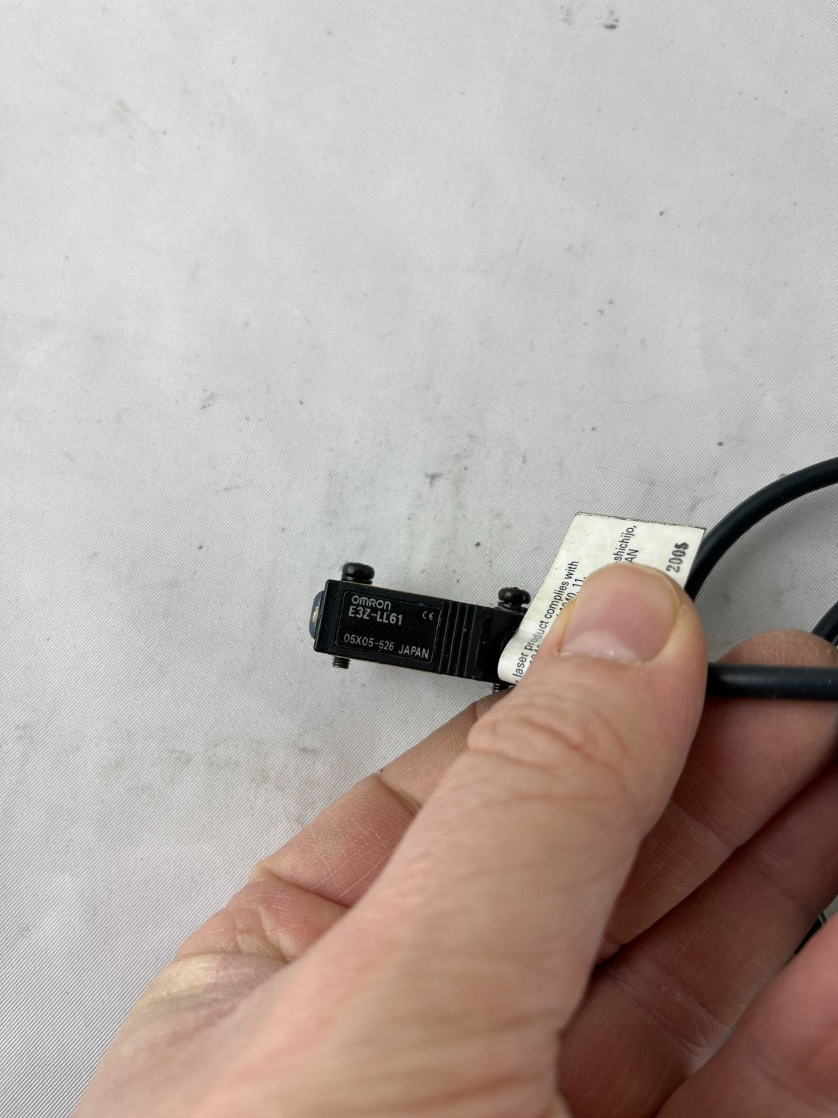 Omron E3Z-LI61 Laser Photoelectric Sensor 10-30VDC Cable Used Spare Unit