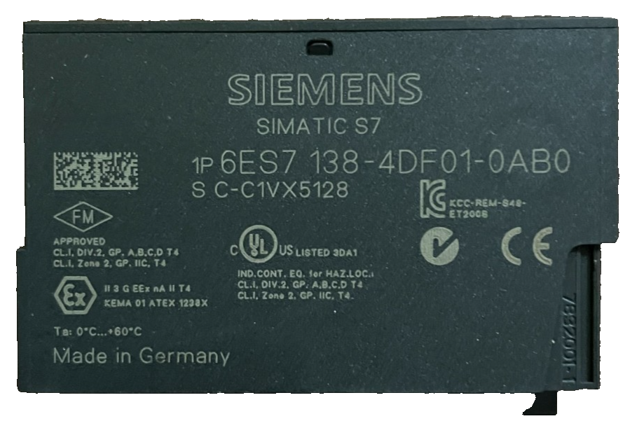 Siemens SIMATIC S7 6ES7 138-4DF01-0AB0 ET200S Serial Interface Module RS232/RS42