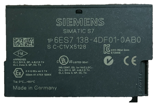 Siemens SIMATIC S7 6ES7 138-4DF01-0AB0 ET200S Serial Interface Module RS232/RS42