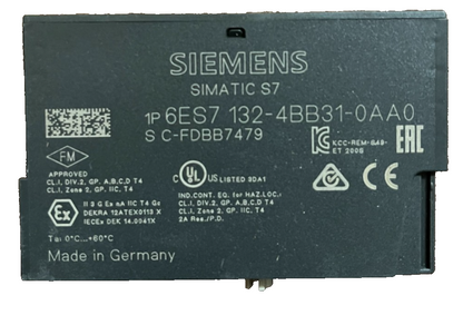 Siemens 6ES7132-4BB31-0AA0 S7 ET 200S Digital Output Module 2 DO DC 24V/2A Good