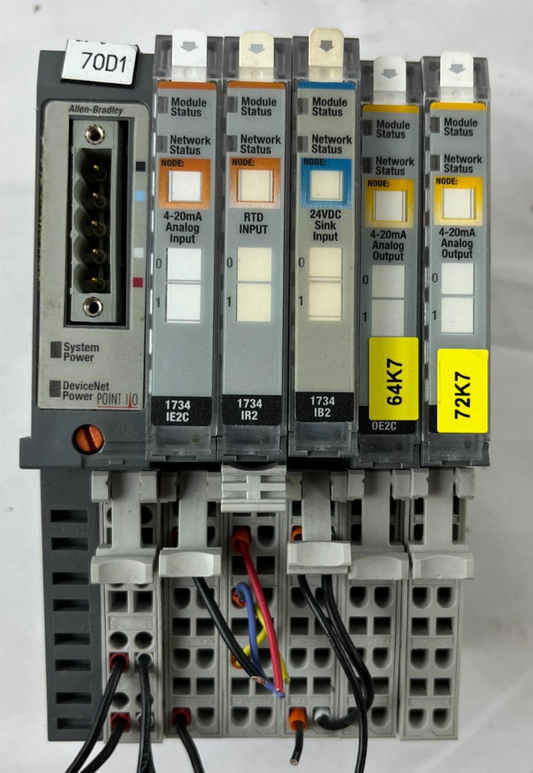 Allen-Bradley 1734 Point I/O DeviceNet Analog I/O RTD Bundle Tested Working