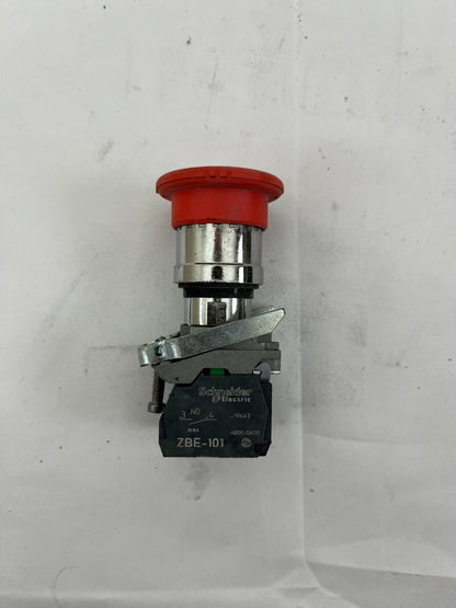 Schneider Electric ZBE-101 Emergency Stop Push Button 22mm Harmony XB4 NO