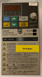 Omron Sysdrive 3G3MV-AB004 Inverter 200V 1-Phase 0.55kW - Used, Tested, Working