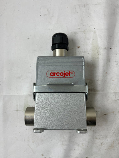 arcojet Heavy-Duty Industrial Connector Housing with Top Cable Gland New