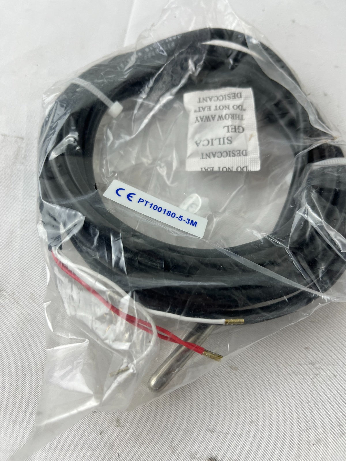 Carlo Gavazzi PT100180-5-3M PT100 Temperature Sensor Probe 3m Cable New Sealed
