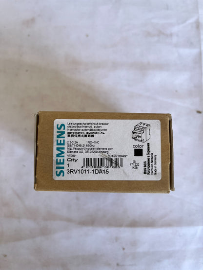 Siemens 3RV1011-1DA15 Sirius Circuit Breaker 2.2-3.2A New Spare Unit