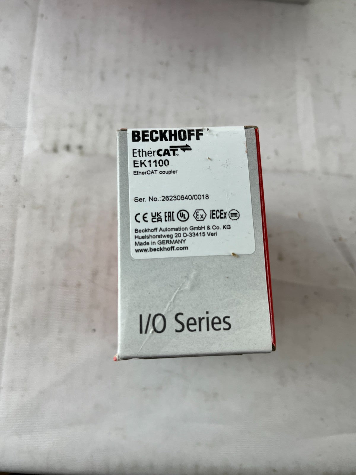 Beckhoff EK1100 EtherCAT Coupler 2x RJ45 24V DC New in Box Spare Part