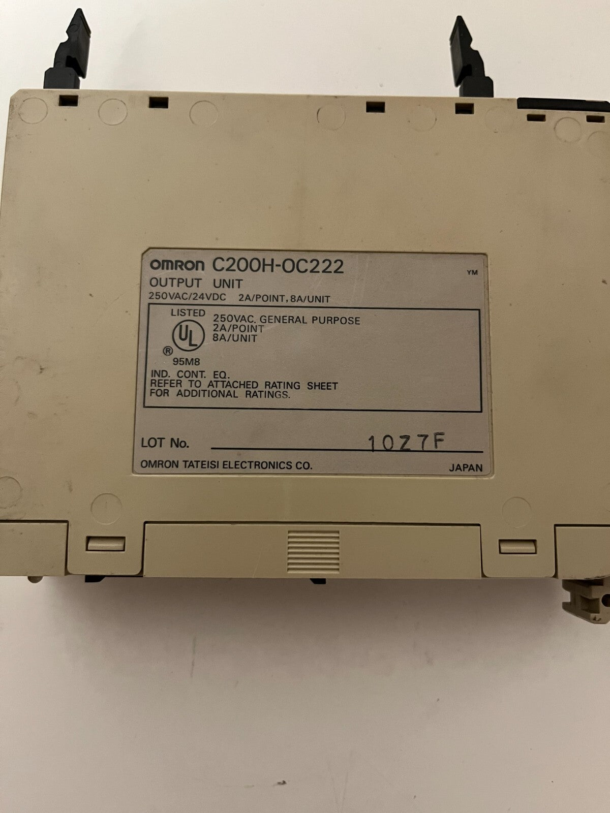 Omron C200H-OC222 Output Unit 250VAC/24VDC 2A - Used, Tested Working