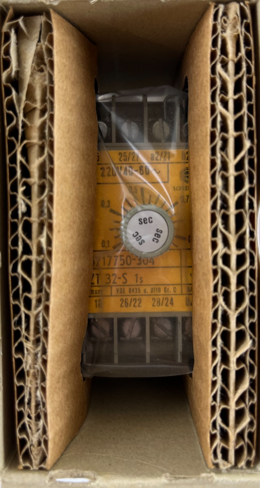Schleicher ZT32-S Transistorized Time Relay NEW 0.3-325 Sec DIN 35 Germany NIB
