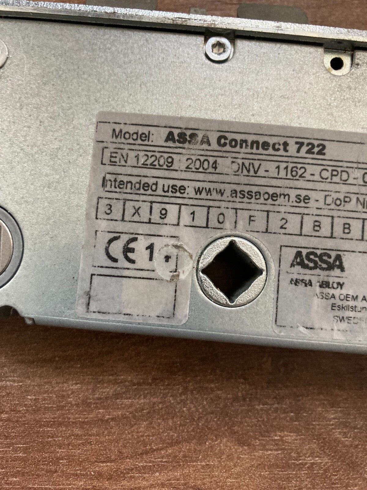 Assa Abloy Lock Case Connect 722 L: 22.5cm Emergency Exit Double Latch