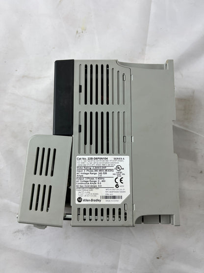 Allen-Bradley 22B-D6P0N104 PowerFlex 40 AC Drive 2.2kW 3HP 480V VFD Used Spare