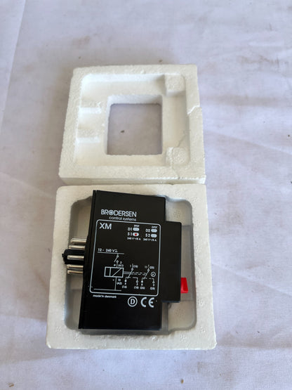 Brodersen UNIC XM Timer Relay 12-240V AC/DC Multi Function New Spare Unit