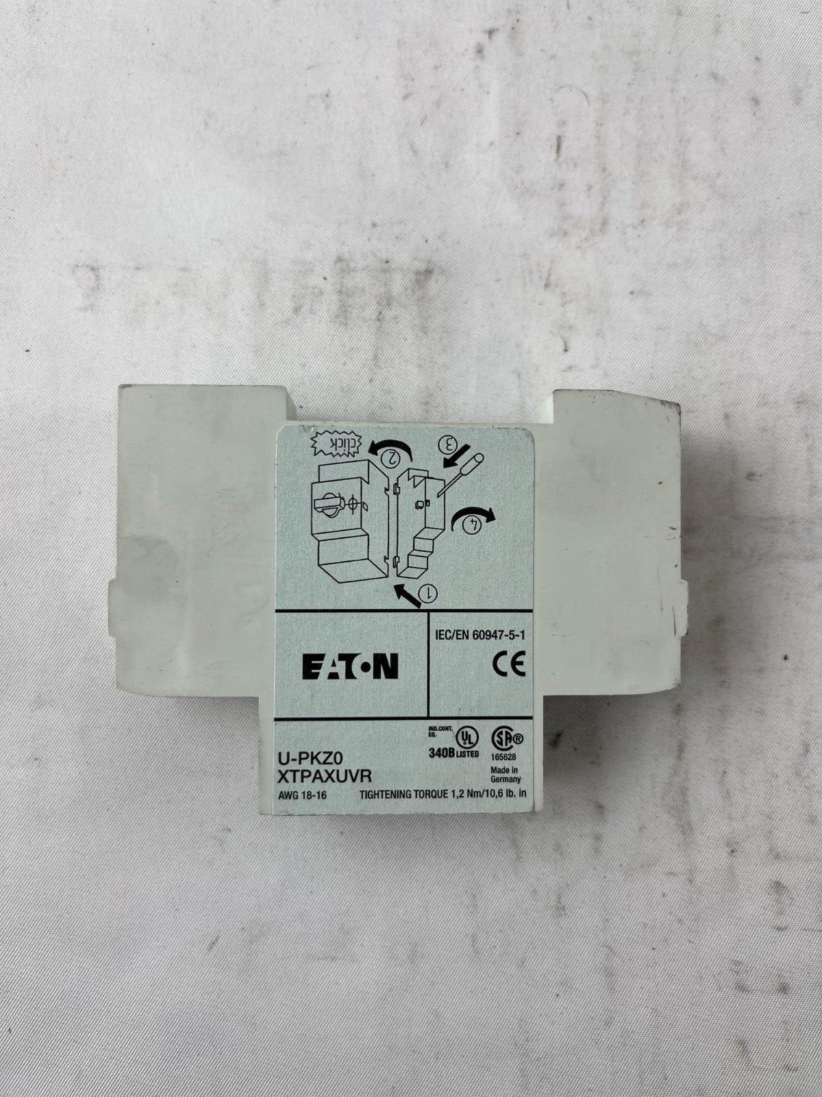 Eaton U-PKZ0 XTPAXUVR Undervoltage Release Module PKZ0 Used Spare Unit