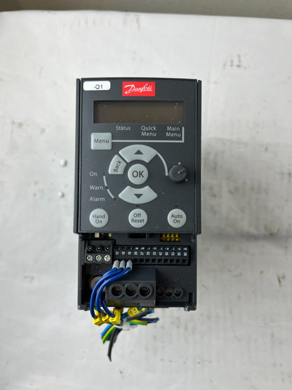 Danfoss VLT Micro Drive FC-051PK18S2E20H3 VFD 0.18kW 200-240V Used Spare Unit