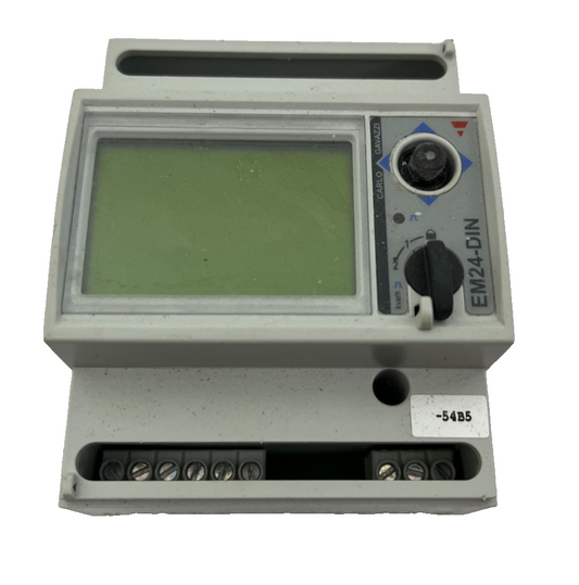 Carlo Gavazzi EM24-DIN.AV5.3.D.IS.X 3-Phase Energy Meter DIN Rail RS485 Modbus