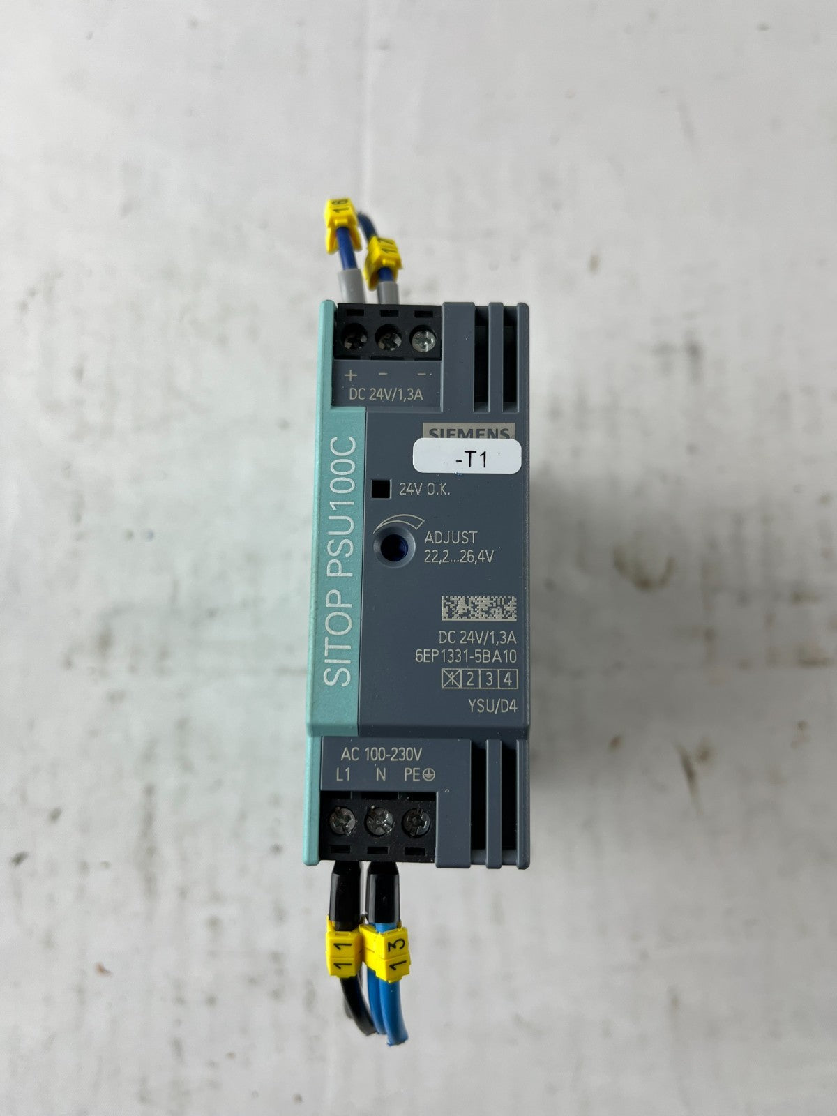 Siemens SITOP PSU100C 6EP1331-5BA10 24V DC 1.3A Power Supply 100-230V Used Spare