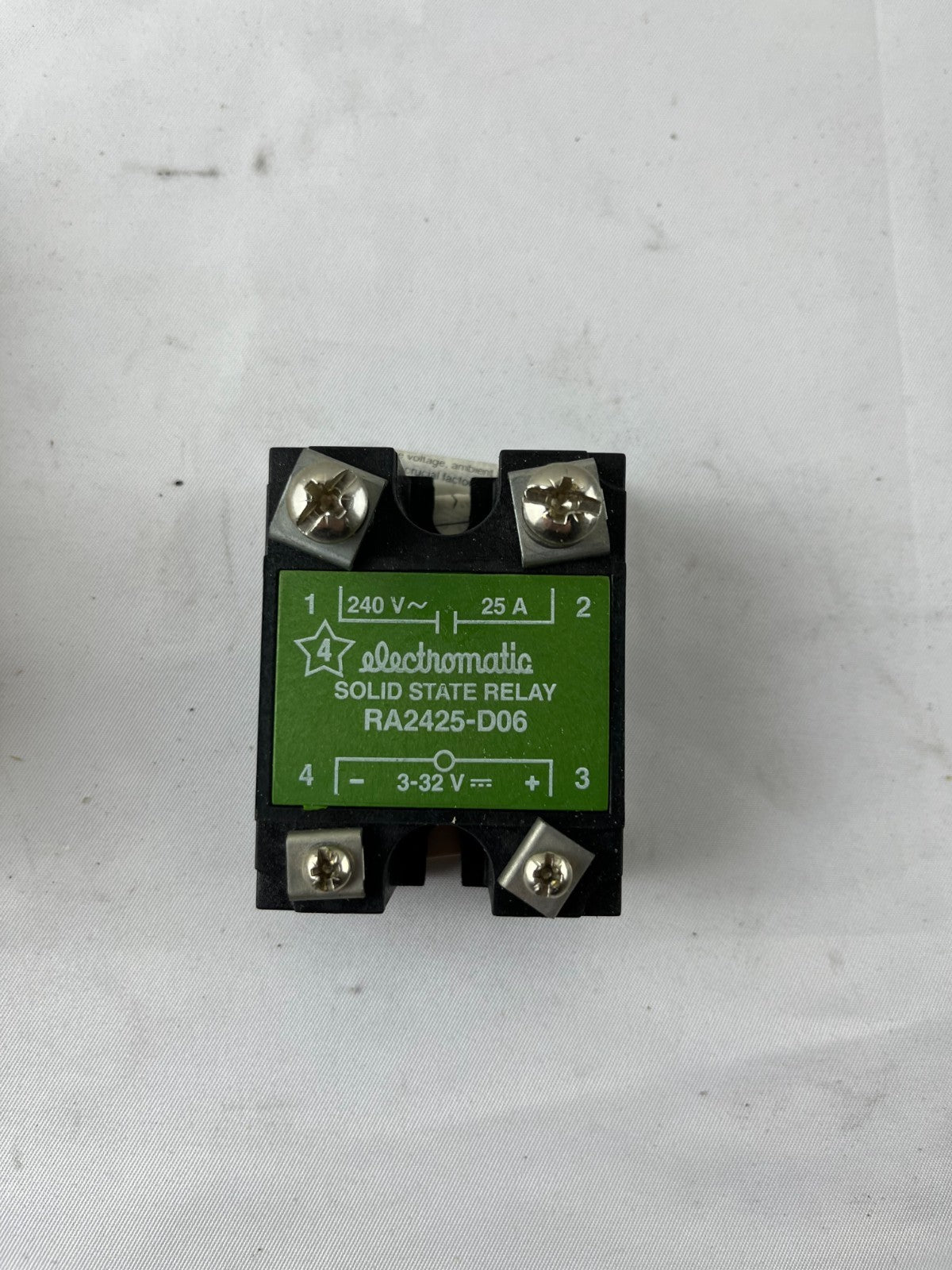 Carlo Gavazzi RA2425-D06 / Electromatic SSR, 1-Phase, 25A 24–280VAC Load NEW