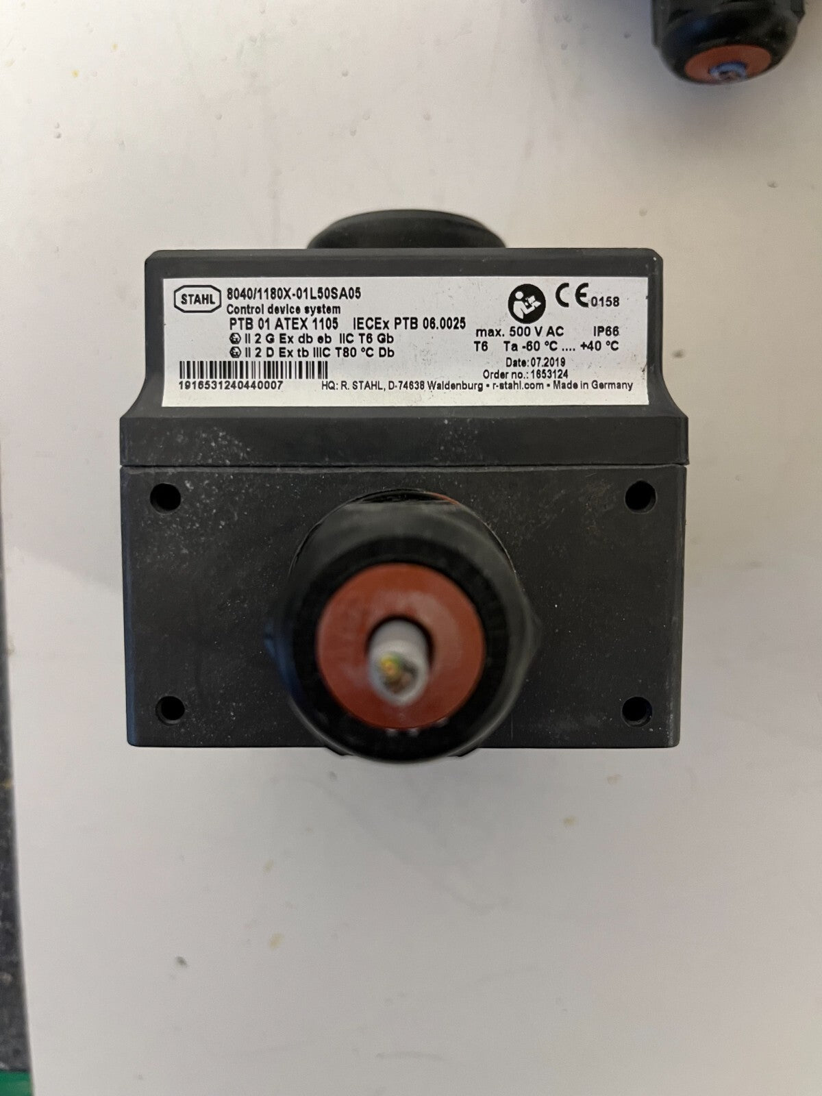 3x STAHL 8040/1180X-01L50SA05 Push Button Switches  - Used, Good Condition