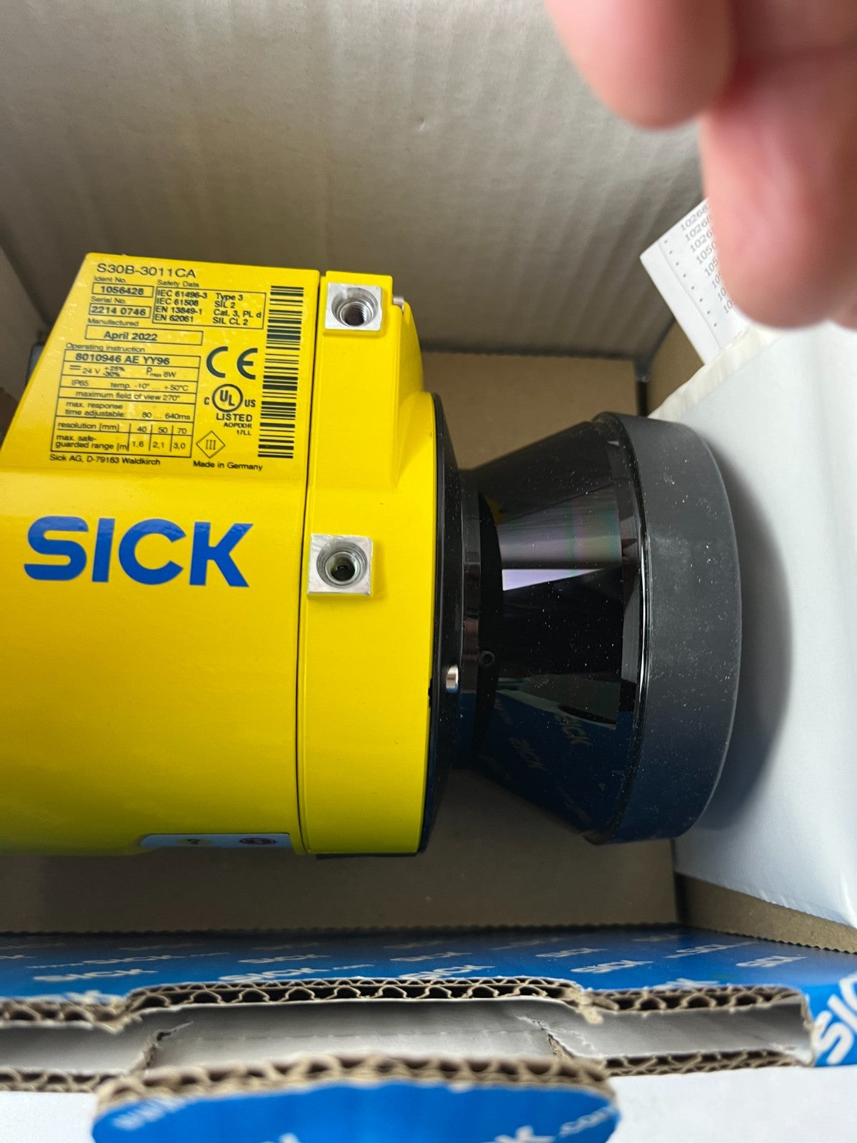 SICK S30B-3011CA S300 Advanced Safety Laser Scanner 3 m 270° New in Box