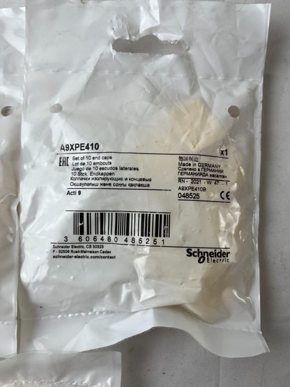 Schneider Electric A9XPE410 Acti 9 End Caps Lot of 25 New Unused Spare Part