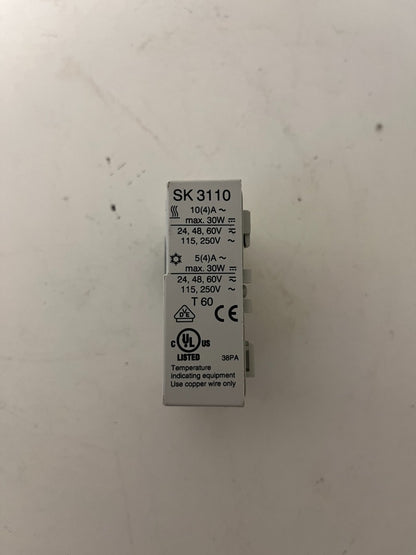 Rittal SK 3110 Enclosure Thermostat 24–250V 10(4)A Temperature Controller Used