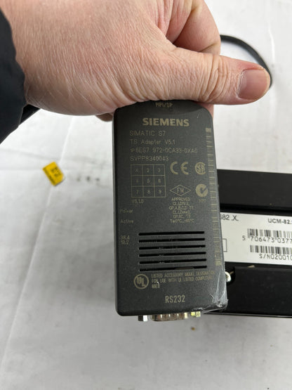 Brodersen UCM‑82.924 Industrial PSTN Modem 12–48 VDC RS232 w/ Siemens SIMATIC S7